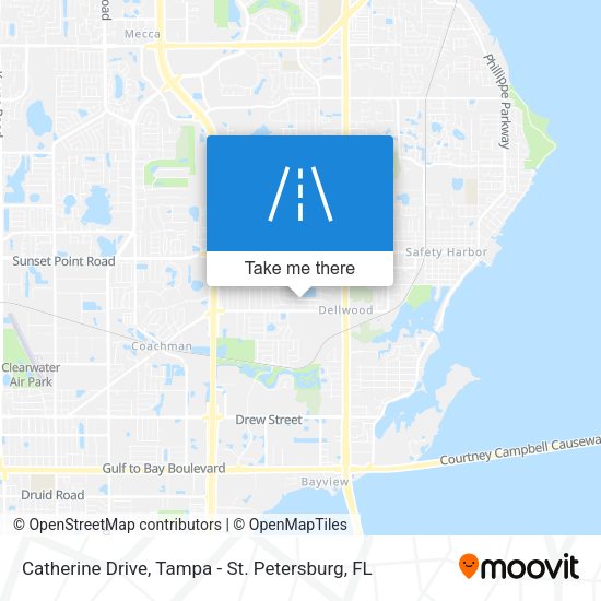 Catherine Drive map