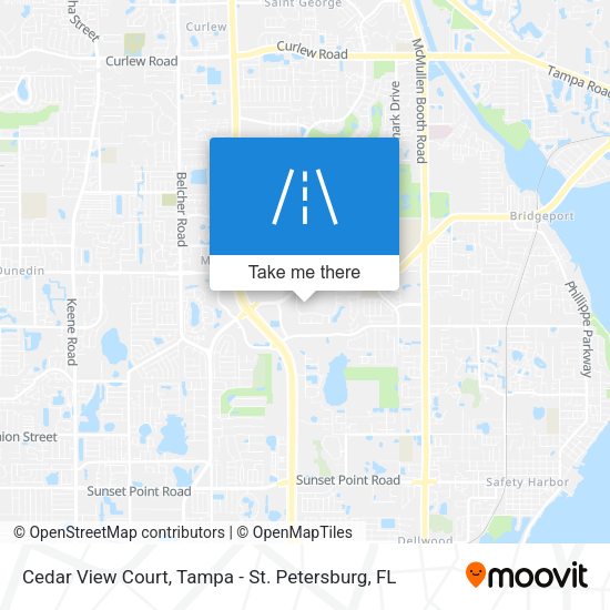 Cedar View Court map