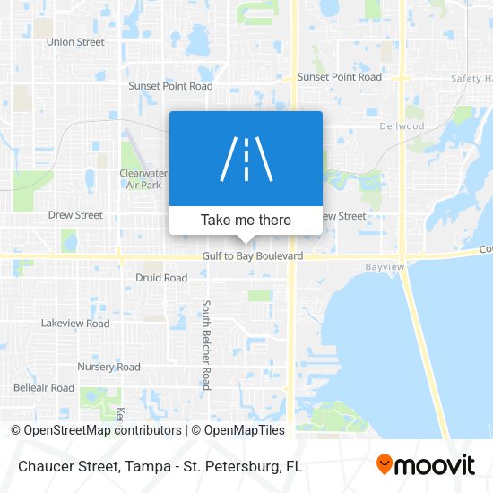 Chaucer Street map