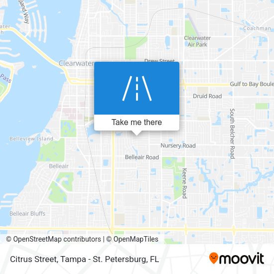 Citrus Street map