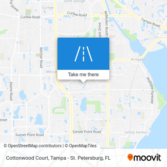 Cottonwood Court map