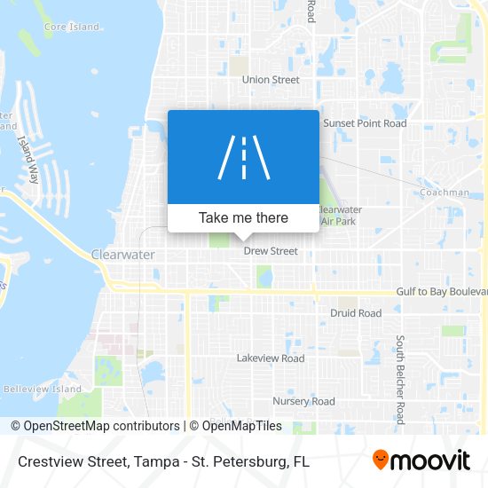 Mapa de Crestview Street
