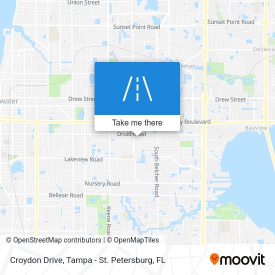 Croydon Drive map