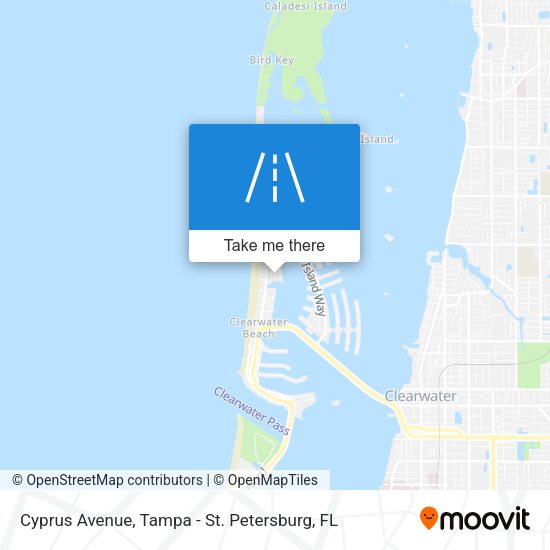 Cyprus Avenue map