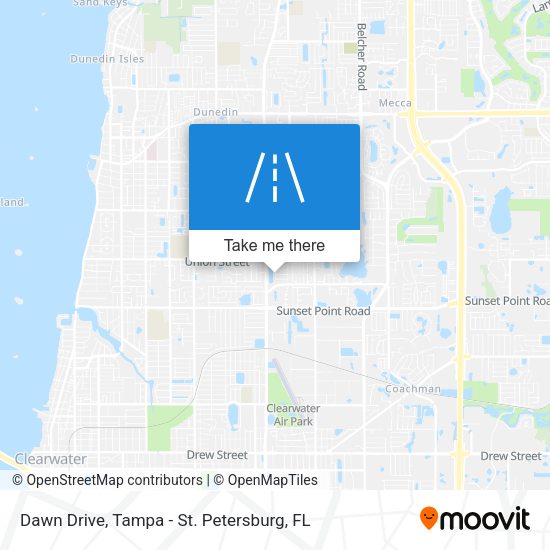 Dawn Drive map