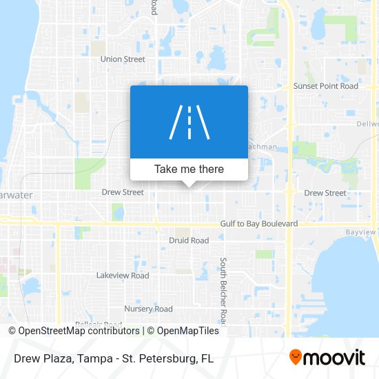 Drew Plaza map