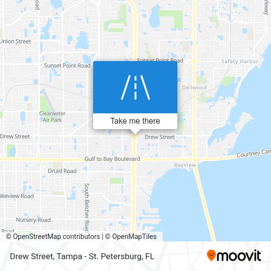 Drew Street map