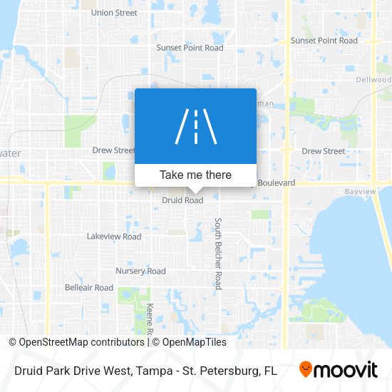 Mapa de Druid Park Drive West