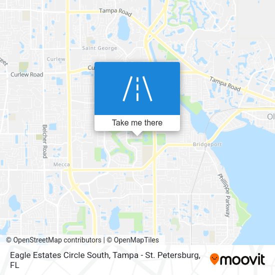 Eagle Estates Circle South map