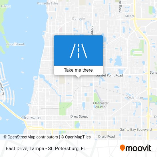 East Drive map