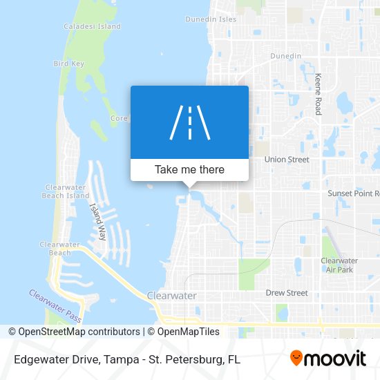Mapa de Edgewater Drive