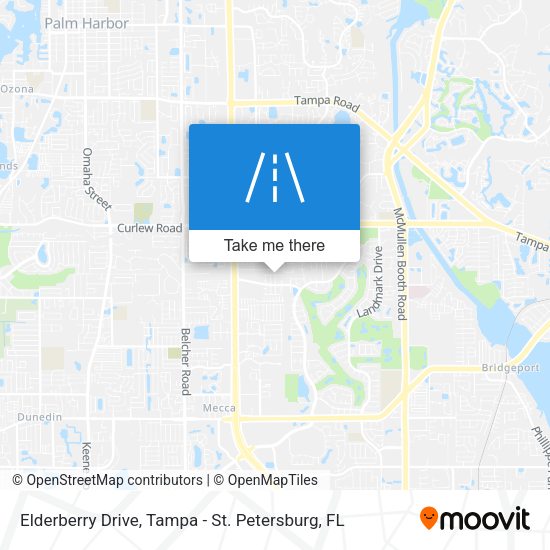 Mapa de Elderberry Drive