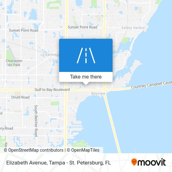 Elizabeth Avenue map