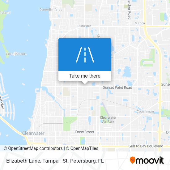 Elizabeth Lane map
