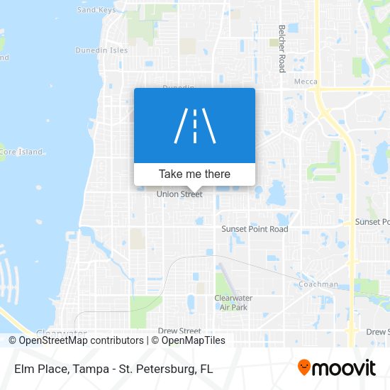 Elm Place map