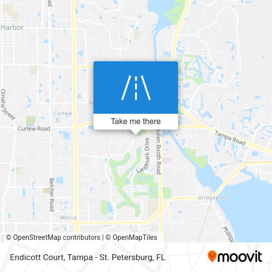 Mapa de Endicott Court