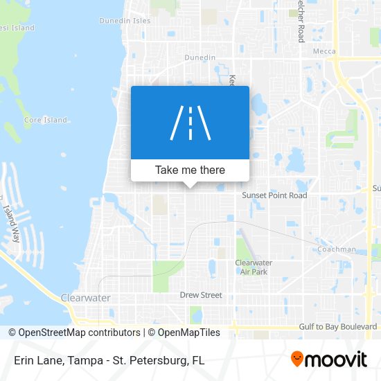 Mapa de Erin Lane