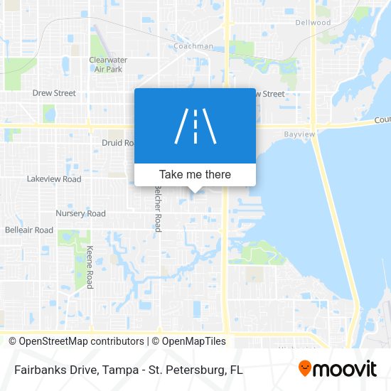 Fairbanks Drive map