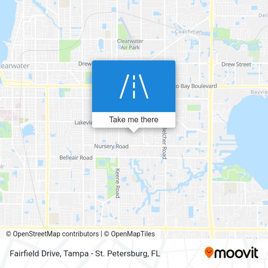 Fairfield Drive map
