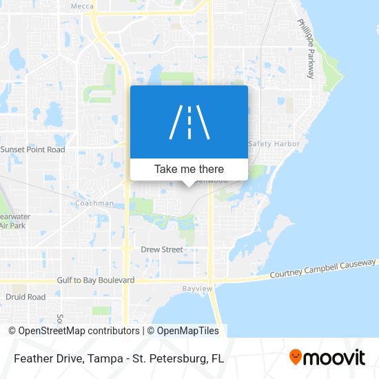 Feather Drive map