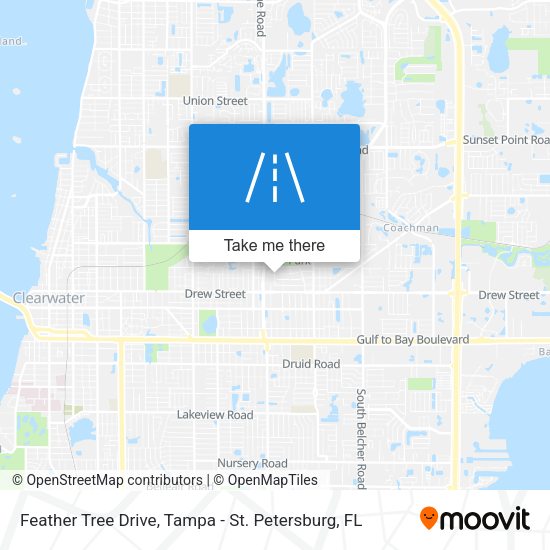Feather Tree Drive map