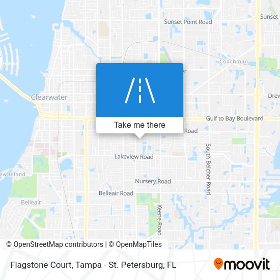 Flagstone Court map