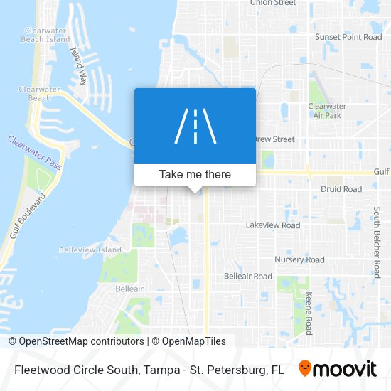 Fleetwood Circle South map