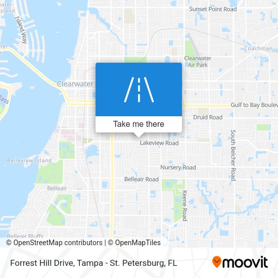 Mapa de Forrest Hill Drive