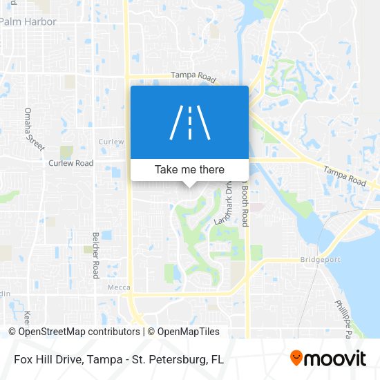 Mapa de Fox Hill Drive