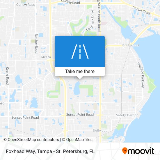 Foxhead Way map