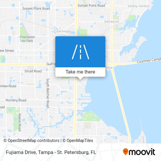 Fujiama Drive map