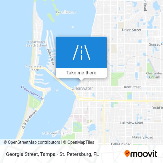 Georgia Street map
