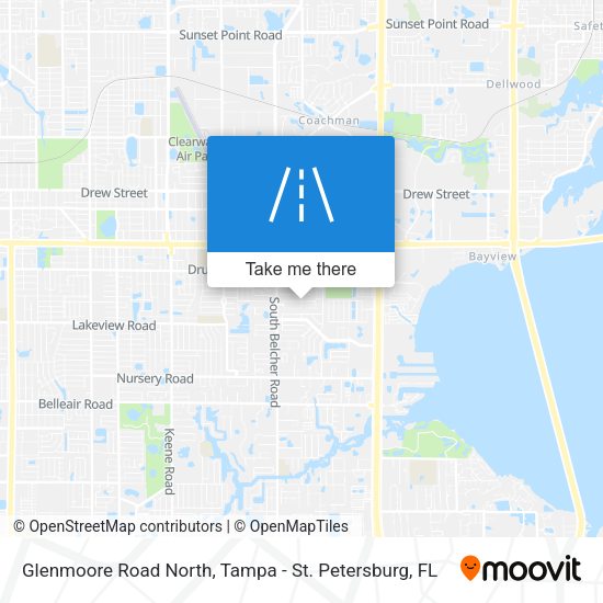 Mapa de Glenmoore Road North
