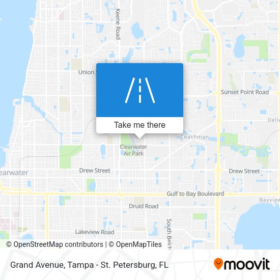 Mapa de Grand Avenue