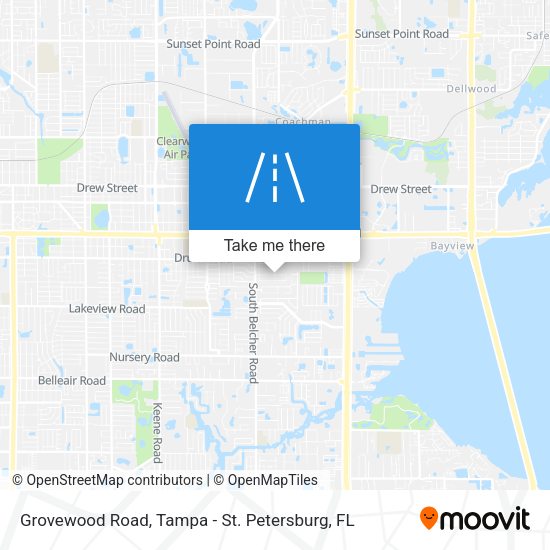Grovewood Road map
