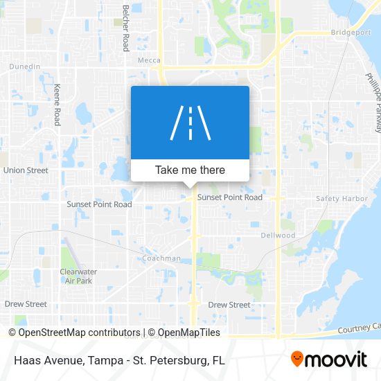 Haas Avenue map
