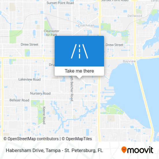 Habersham Drive map