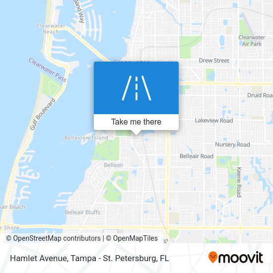 Hamlet Avenue map