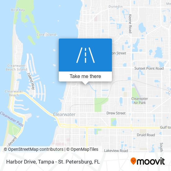 Harbor Drive map