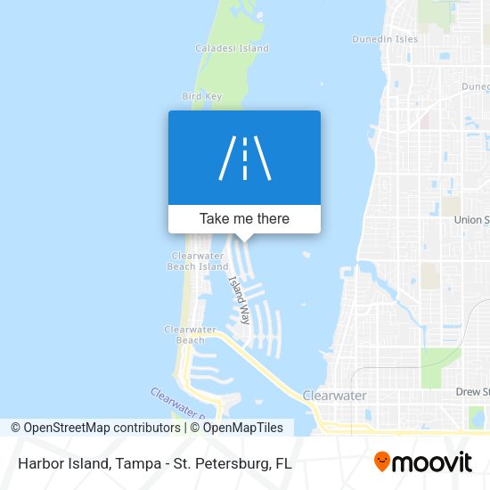 Harbor Island map
