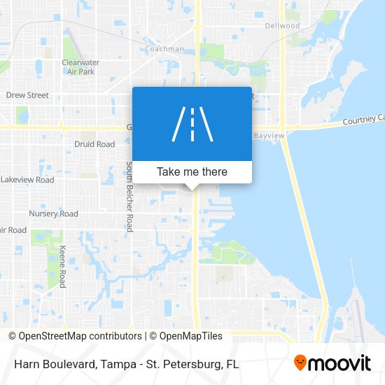 Harn Boulevard map