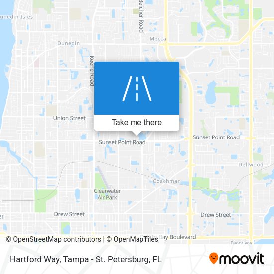 Hartford Way map