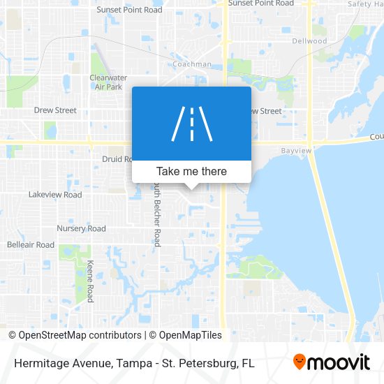 Hermitage Avenue map
