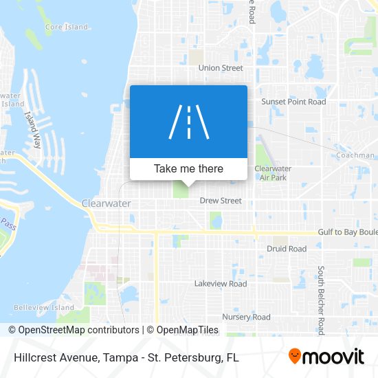 Mapa de Hillcrest Avenue
