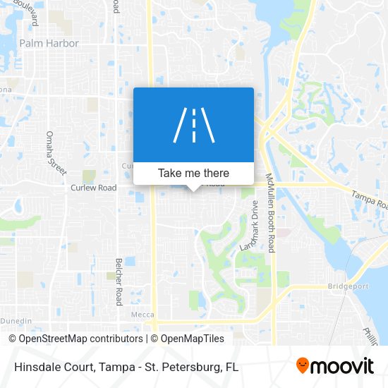 Hinsdale Court map