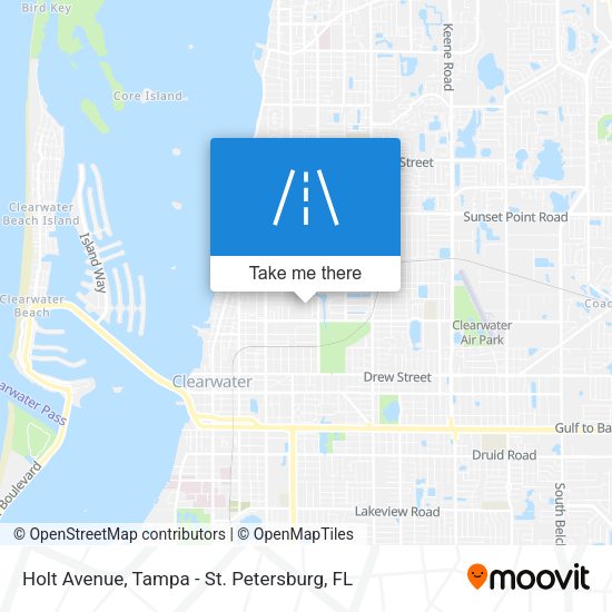 Holt Avenue map