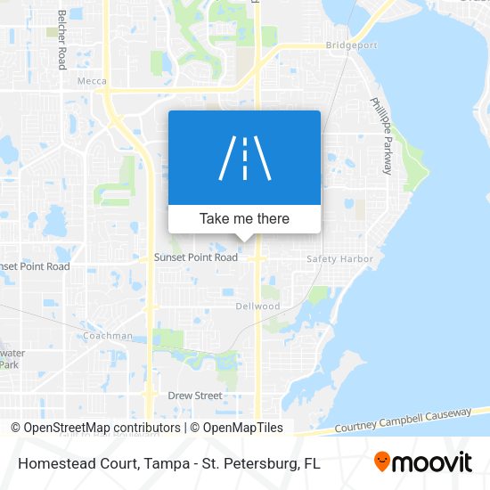 Homestead Court map