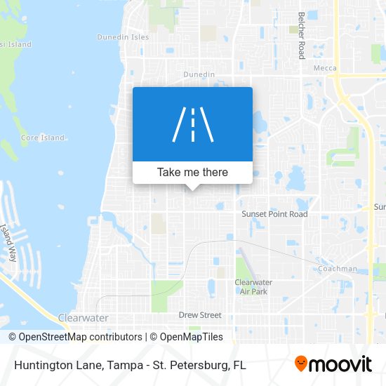 Mapa de Huntington Lane