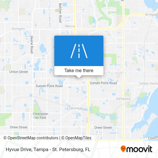 Hyvue Drive map
