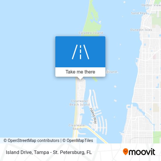 Mapa de Island Drive